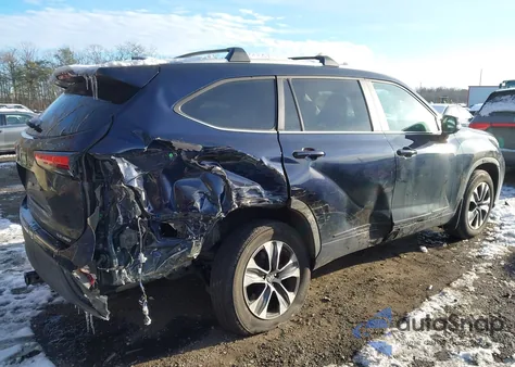 2023 Toyota Highlander Xle из США, поврежденный, VIN 5TDKDRBH8PS040256